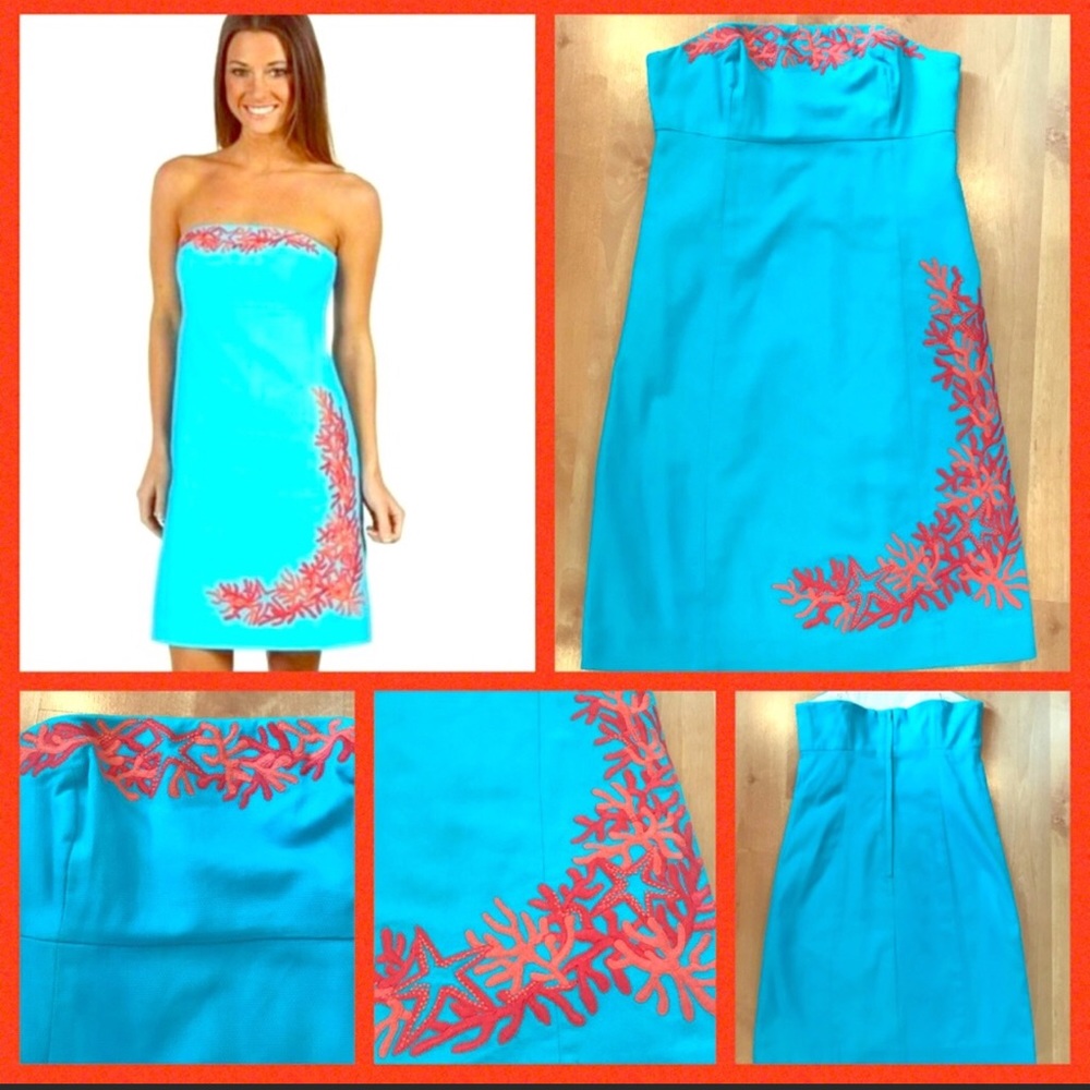Lilly strapless dress Size 0